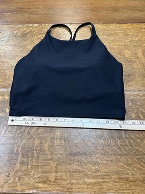 Old Navy Black Active Crop Tank sz large